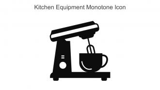 Kitchen Equipment Monotone Icon In Powerpoint Pptx Png And Editable Eps Format