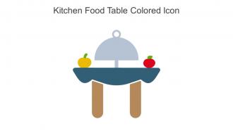 Kitchen Food Table Colored Icon In Powerpoint Pptx Png And Editable Eps Format