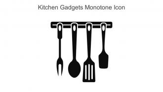 Kitchen Gadgets Monotone Icon In Powerpoint Pptx Png And Editable Eps Format