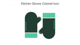Kitchen Gloves Colored Icon In Powerpoint Pptx Png And Editable Eps Format