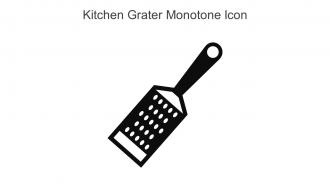 Kitchen Grater Monotone Icon In Powerpoint Pptx Png And Editable Eps Format