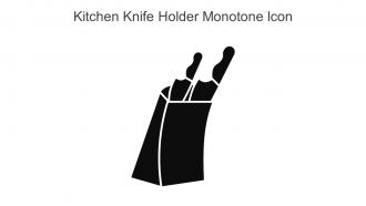 Kitchen Knife Holder Monotone Icon In Powerpoint Pptx Png And Editable Eps Format