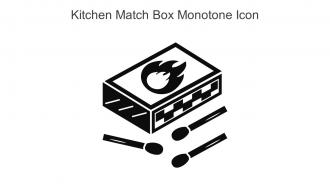 Kitchen Match Box Monotone Icon In Powerpoint Pptx Png And Editable Eps Format