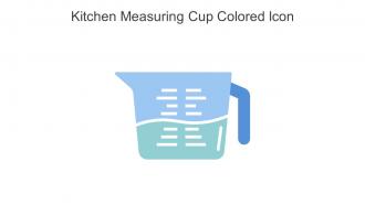 Kitchen Measuring Cup Colored Icon In Powerpoint Pptx Png And Editable Eps Format