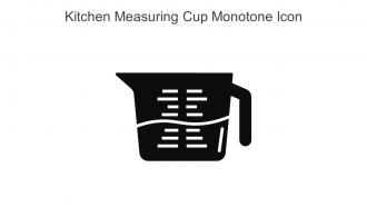 Kitchen Measuring Cup Monotone Icon In Powerpoint Pptx Png And Editable Eps Format