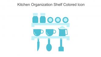 Kitchen Organization Shelf Colored Icon In Powerpoint Pptx Png And Editable Eps Format