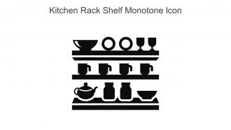 Kitchen Rack Shelf Monotone Icon In Powerpoint Pptx Png And Editable Eps Format