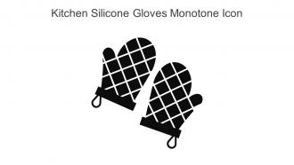 Kitchen Silicone Gloves Monotone Icon In Powerpoint Pptx Png And Editable Eps Format