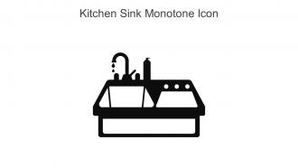 Kitchen Sink Monotone Icon In Powerpoint Pptx Png And Editable Eps Format