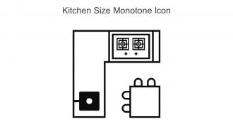 Kitchen Size Monotone Icon In Powerpoint Pptx Png And Editable Eps Format