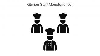 Kitchen Staff Monotone Icon In Powerpoint Pptx Png And Editable Eps Format