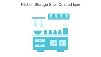 Kitchen Storage Shelf Colored Icon In Powerpoint Pptx Png And Editable Eps Format