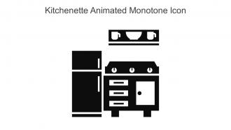 Kitchenette Animated Monotone Icon In Powerpoint Pptx Png And Editable Eps Format