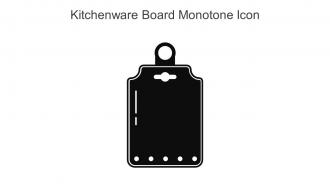 Kitchenware Board Monotone Icon In Powerpoint Pptx Png And Editable Eps Format