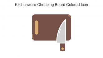 Kitchenware Chopping Board Colored Icon In Powerpoint Pptx Png And Editable Eps Format