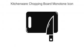Kitchenware Chopping Board Monotone Icon In Powerpoint Pptx Png And Editable Eps Format