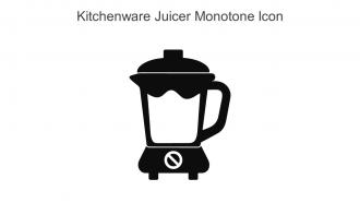 Kitchenware Juicer Monotone Icon In Powerpoint Pptx Png And Editable Eps Format