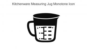Kitchenware Measuring Jug Monotone Icon In Powerpoint Pptx Png And Editable Eps Format