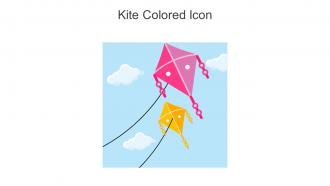 Kite Colored Icon In Powerpoint Pptx Png And Editable Eps Format