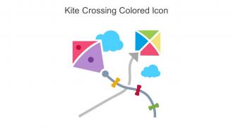 Kite Crossing Colored Icon In Powerpoint Pptx Png And Editable Eps Format
