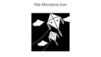 Kite Monotone Icon In Powerpoint Pptx Png And Editable Eps Format