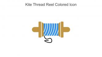 Kite Thread Reel Colored Icon In Powerpoint Pptx Png And Editable Eps Format