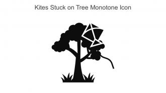 Kites Stuck On Tree Monotone Icon In Powerpoint Pptx Png And Editable Eps Format