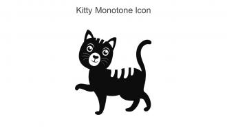 Kitty Monotone Icon In Powerpoint Pptx Png And Editable Eps Format