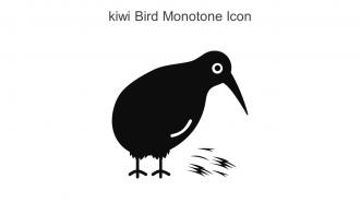 Kiwi Bird Monotone Icon In Powerpoint Pptx Png And Editable Eps Format