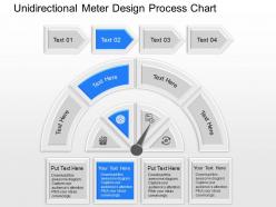 Kl unidirectional meter design process chart powerpoint template