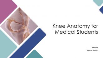 Knee Anatomy For Medical Students PPT Graphics AT Knee Anatomy For Medical Students PPT Graphics AT