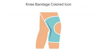 Knee Bandage Colored Icon In Powerpoint Pptx Png And Editable Eps Format