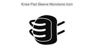 Knee Pad Sleeve Monotone Icon In Powerpoint Pptx Png And Editable Eps Format
