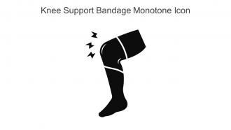 Knee Support Bandage Monotone Icon In Powerpoint Pptx Png And Editable Eps Format
