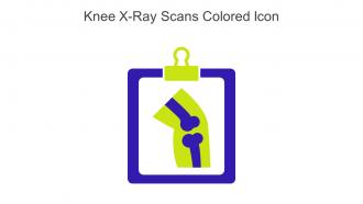 Knee X Ray Scans Colored Icon In Powerpoint Pptx Png And Editable Eps Format