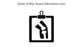 Knee X Ray Scans Monotone Icon In Powerpoint Pptx Png And Editable Eps Format