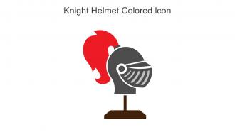 Knight Helmet Colored Icon In Powerpoint Pptx Png And Editable Eps Format