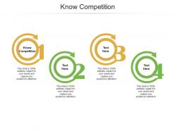 Know competition ppt powerpoint presentation inspiration cpb