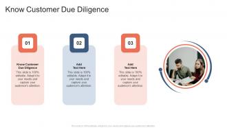 Know Customer Due Diligence In Powerpoint And Google Slides Cpb