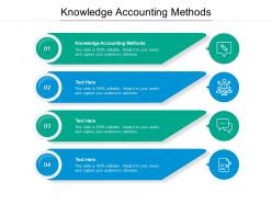 Knowledge accounting methods ppt powerpoint presentation icon cpb