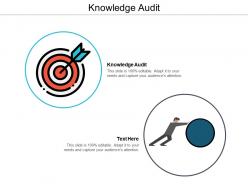 Knowledge audit ppt powerpoint presentation file slide portrait cpb