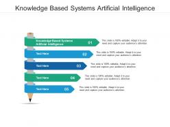 Knowledge based systems artificial intelligence ppt powerpoint presentation ideas themes cpb
