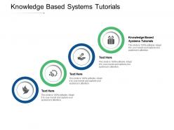 Knowledge based systems tutorials ppt powerpoint presentation model samples cpb