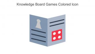 Knowledge Board Games Colored Icon In Powerpoint Pptx Png And Editable Eps Format