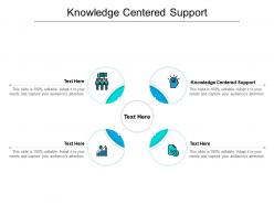 Knowledge centered support ppt powerpoint presentation inspiration aids cpb