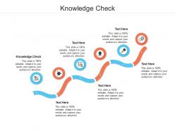 Knowledge check ppt powerpoint presentation infographics graphics cpb