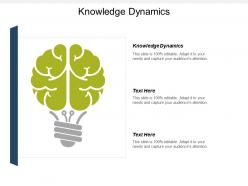 Knowledge dynamics ppt powerpoint presentation gallery example topics cpb