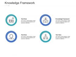 Knowledge framework ppt powerpoint presentation slides design inspiration cpb