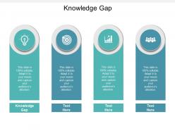 Knowledge gap ppt powerpoint presentation layouts inspiration cpb