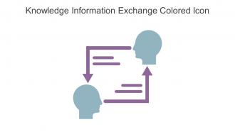 Knowledge Information Exchange Colored Icon In Powerpoint Pptx Png And Editable Eps Format